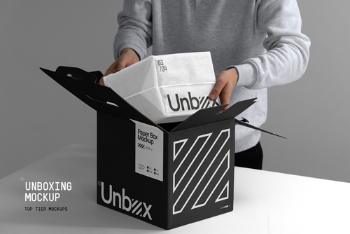 Packaging Unboxing Mockup