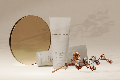 Cosmetic Tube Mockup Trio