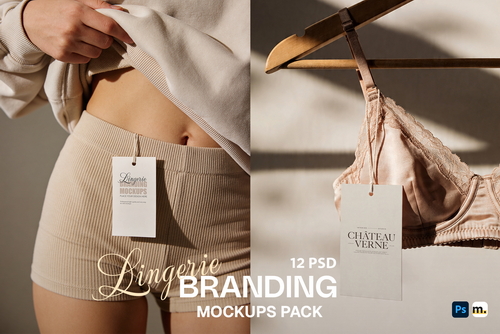 Lingerie Branding Mockups