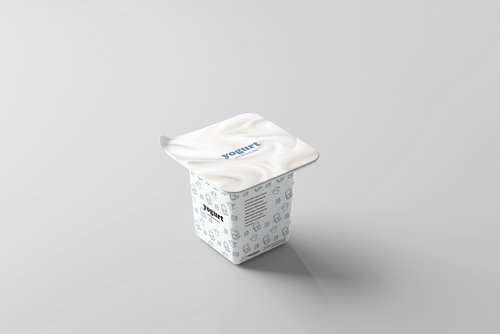 Yogurt Cup Mockup