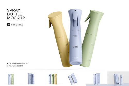Imporx Continuous Spray Bottle Mockup