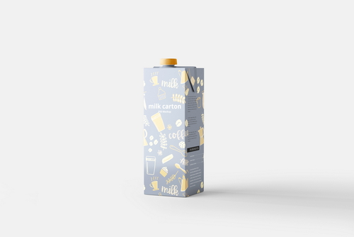 Milk Carton Box Mockups