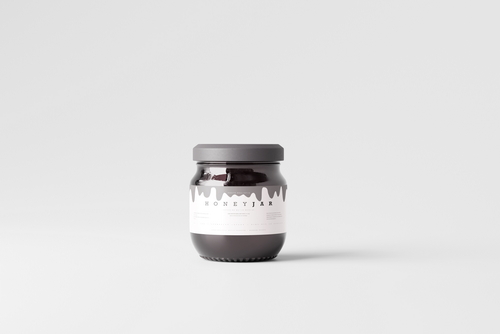 Food Jar Packaging Mockup