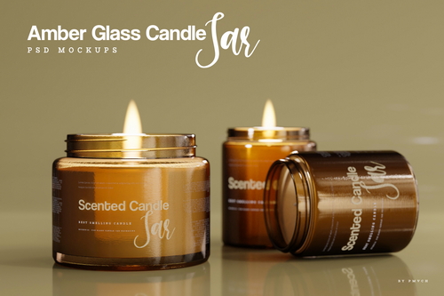 Candle Jar Mockups