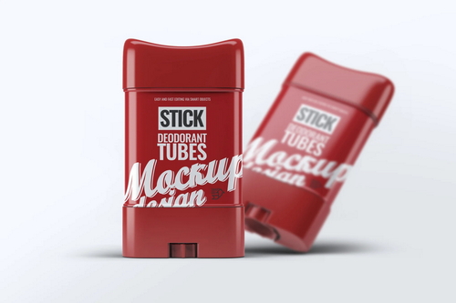 Stick Deodorant Tubes Mock-Up