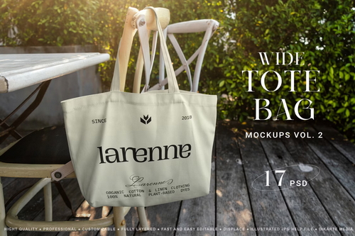 Tote Bag Wide Style Vol 2