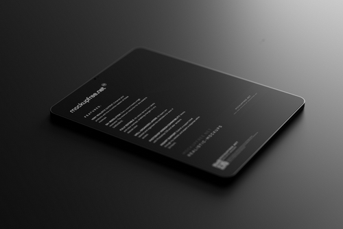 Unbranded Tablet Screen Mockup