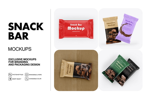 Snack Bar Mockups