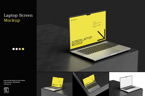 Laptop Screen Mockup