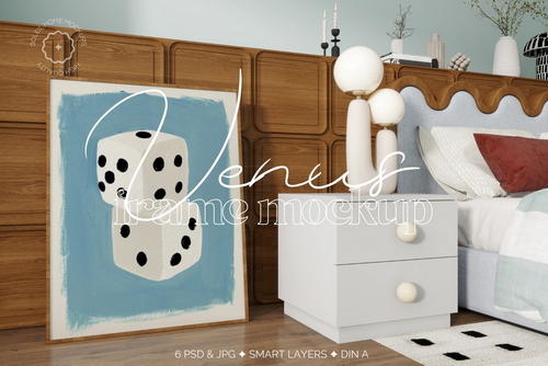 VENUS | Bedroom frame mockup set