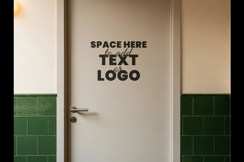 Front Door Text or Logo Mockups