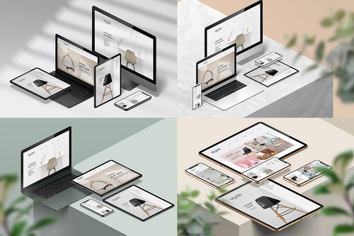 Responsive Screen Mockup 2