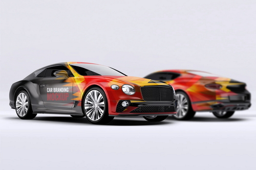 Bentley Continental Car Mock-Up