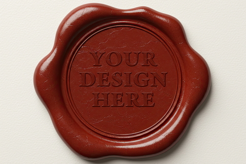 Wax Seal Own Design Mockups