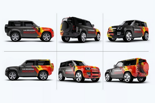 Land Rover Car Mock-Up