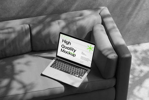 Modern Laptop Mockup Scene Design
