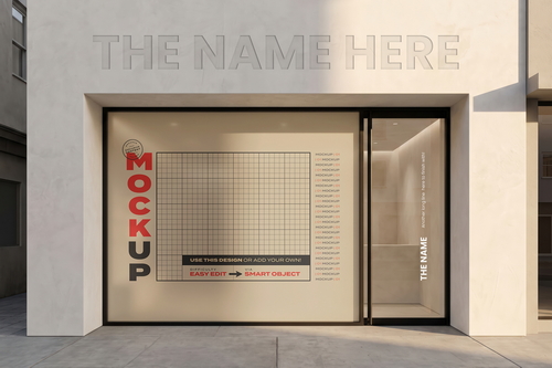 Storefront Window Branding Mockups Collection