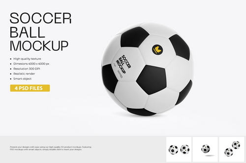 Soccer Ball Mockup