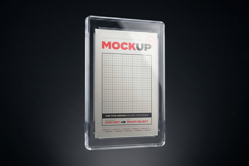 Trading Card Case Mockups