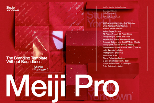 Meiji Pro Branding Mockup Template