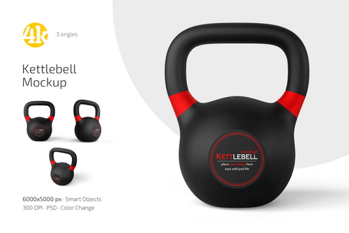 Kettlebell Mockup Set