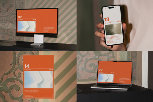 Mid-century Vintage Mockup Bundle
