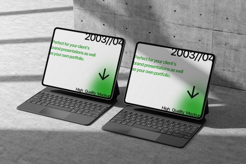 Tablet Mockup for Branding Presentations
