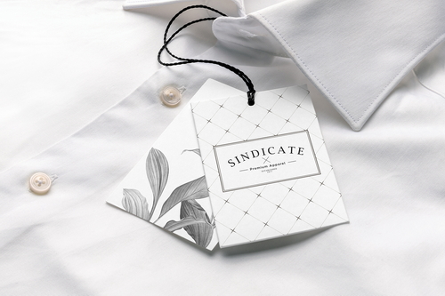 Shirt Tag Label Mockup Scene 17