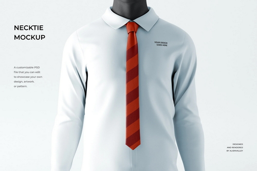Necktie Mockup