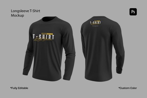 Longsleeve T-Shirt Mockup