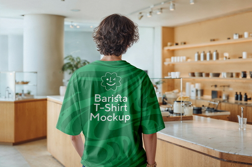 T-Shirt Mockup / Barista Series