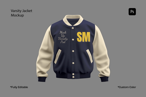 Varsity Jacket Mockup