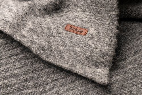 Wool Fabric Leather Tag Mockup Scene 38