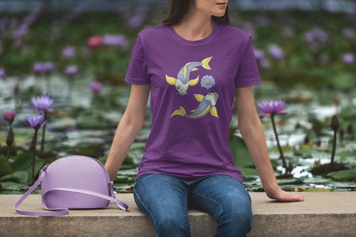 T-Shirt Mockup Female Model City Scene 16