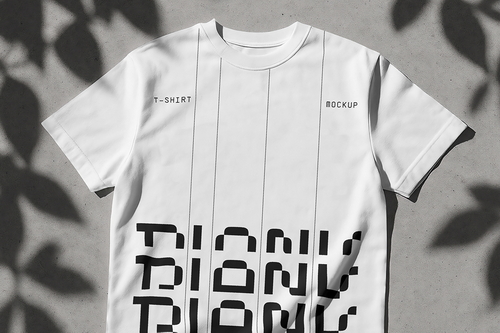 Natural Light T-Shirt Flatlay
