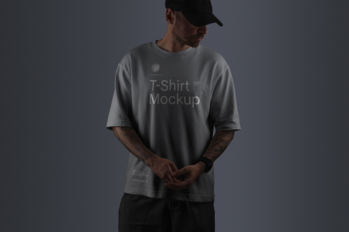 T-Shirt Mockup Scene / Dusk Series 01
