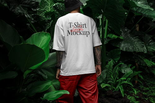T-Shirt Mockup Scene / Lush Series