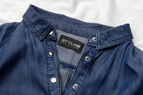 Jeans Shirt Label Mockup Scene 05