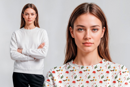 Sweatshirt Mockup – Realistic Crewneck Template