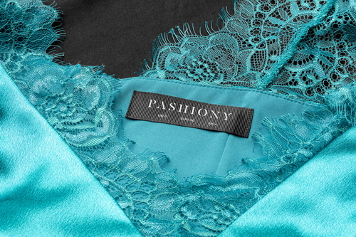 Women's Underwear Label Mockup Scene 24