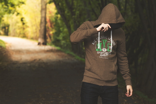 Hoodie Mockup Scene Female Model 18