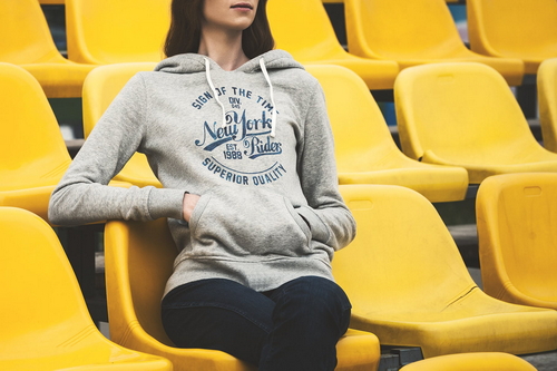 Hoodie Mockup Scene Female Model 10