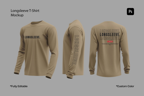 Longsleeve T-Shirt Mockup