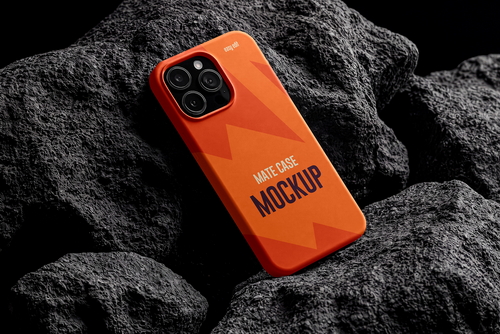 iPhone Matte Case Mockup