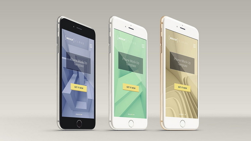 Smartphone iPhone 6 Plus Mockup Scene 01