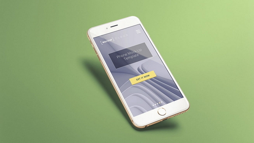 Smartphone iPhone 6 Plus Mockup Scene 02