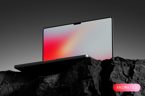 Animated Mockup &mdash; Macbook Pro: Rock Platform