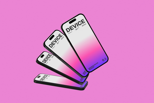 Floating iPhone Mockup