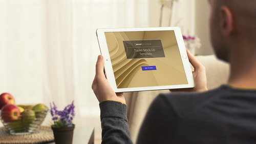 Tablet iPad Mockup Scene 07