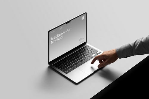 MacBook Air Mockup Scene / Slash Series